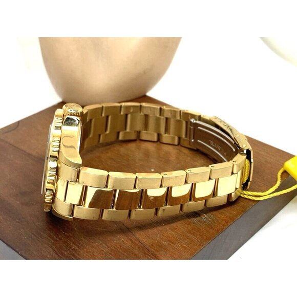 Invicta Women's Watch 17698 Angel Quartz Mother of Pearl Dial Gold Steel 38mm - Picture 10 of 15